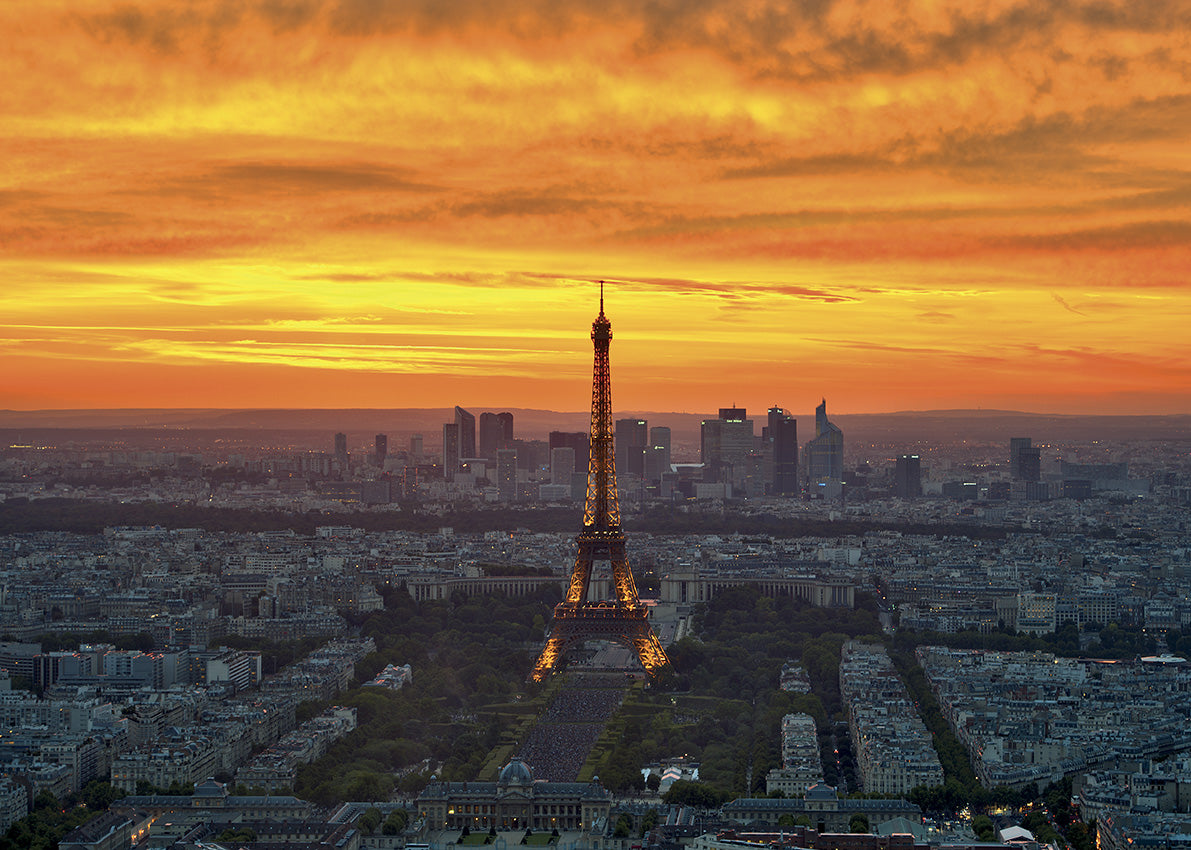 GC368 Sunset over the Eiffel Tower, available in multiple sizes