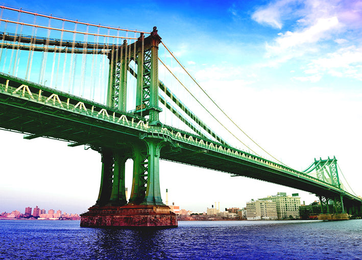 89317 Manhattan Bridge, by GI artlab, available in multiple sizes - Chamton