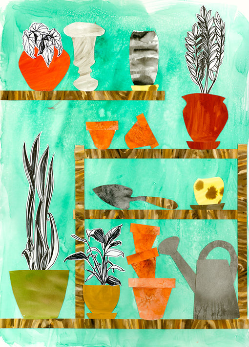 93097 Potting Up II, by Harvey B, available in multiple sizes