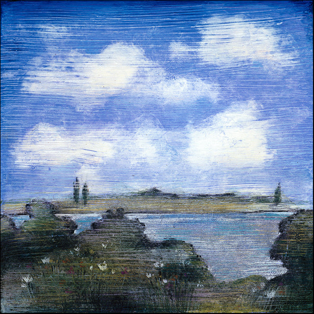 86384, Flowers by the Lake, by Hollack, available in multiple sizes