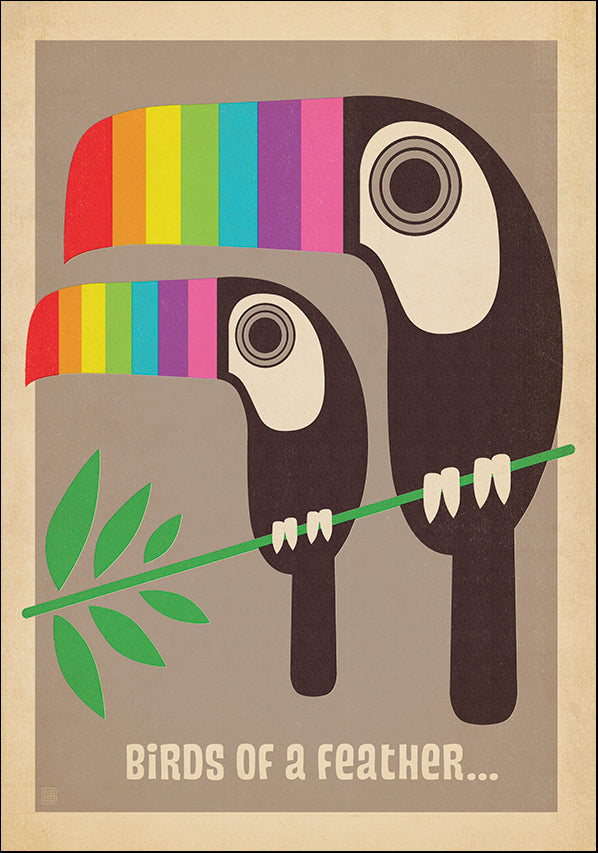 JOEAND116807 Birds of a feather, available in multiple sizes