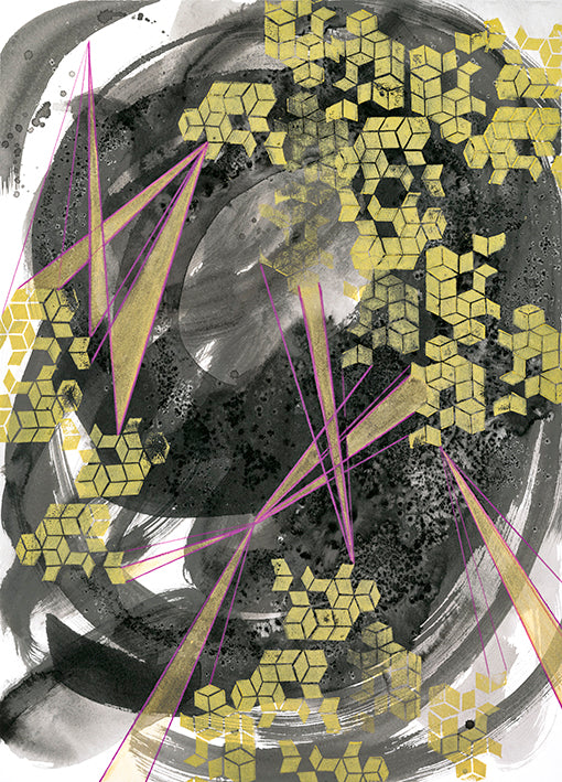 98621 Golden Fractals 4, by Jones E, available in multiple sizes