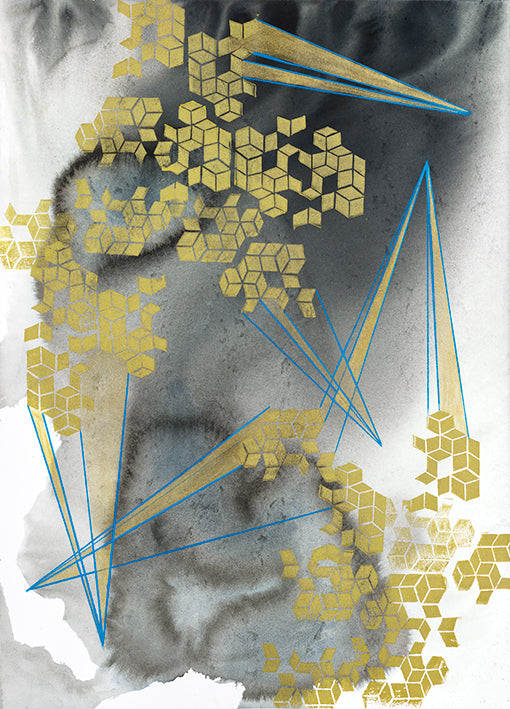 98623 Golden Fractals 6, by Jones E, available in multiple sizes