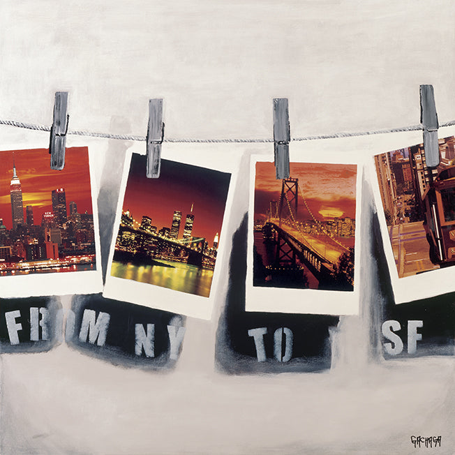 K216 From New York to San Francisco, available in multiple sizes