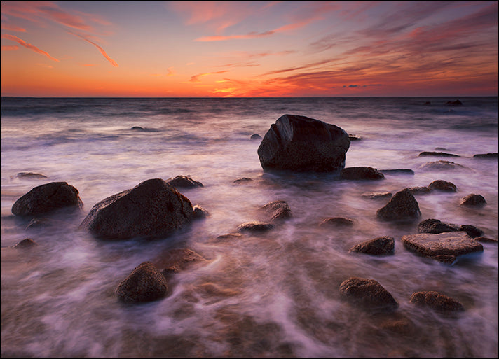 MICBLA141944 Rocks On Silky Water, by Michael Blanchette Photography, available in multiple sizes - Chamton