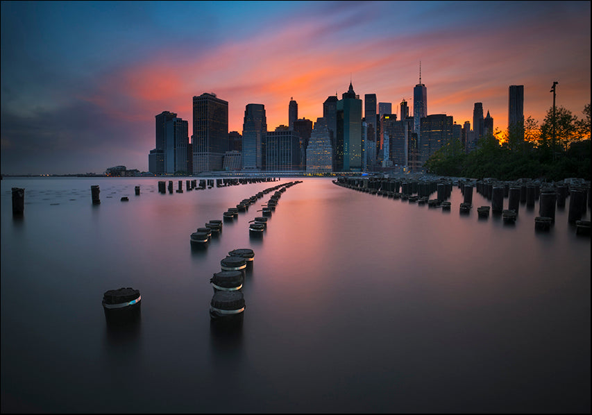 MOILEV174943 Manhattan Sunset, available in multiple sizes - Chamton