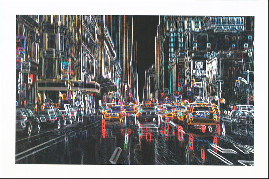 R SPS7259 Light Traces by Tony Koukos 90x61cm on paper