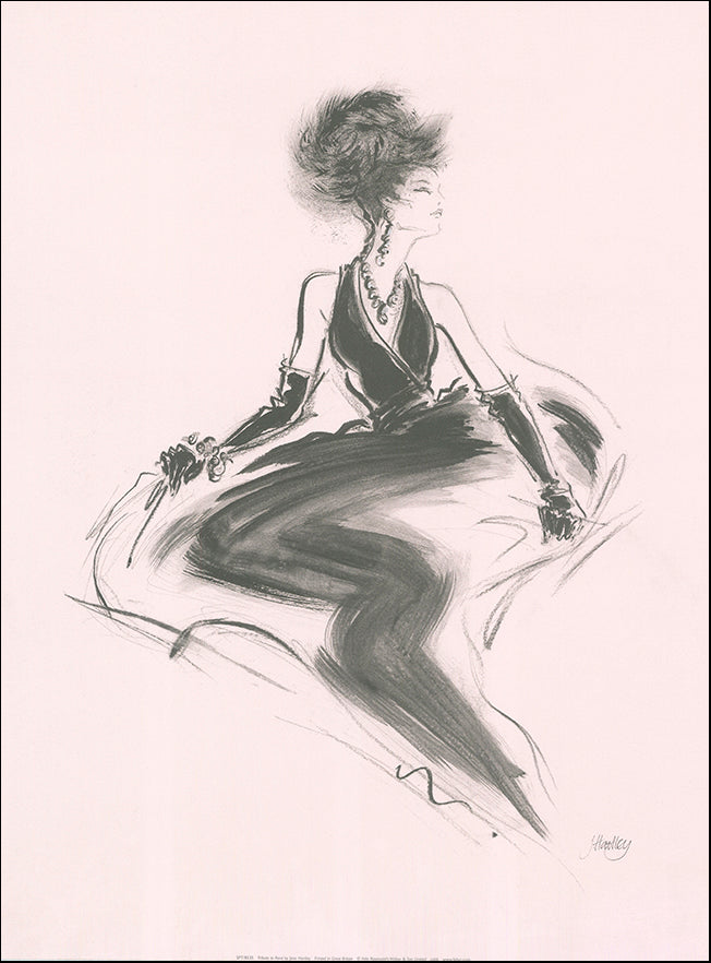 R SPT8535 Tribute to Rene by Jane Hartley 45x61cm on paper - Chamton