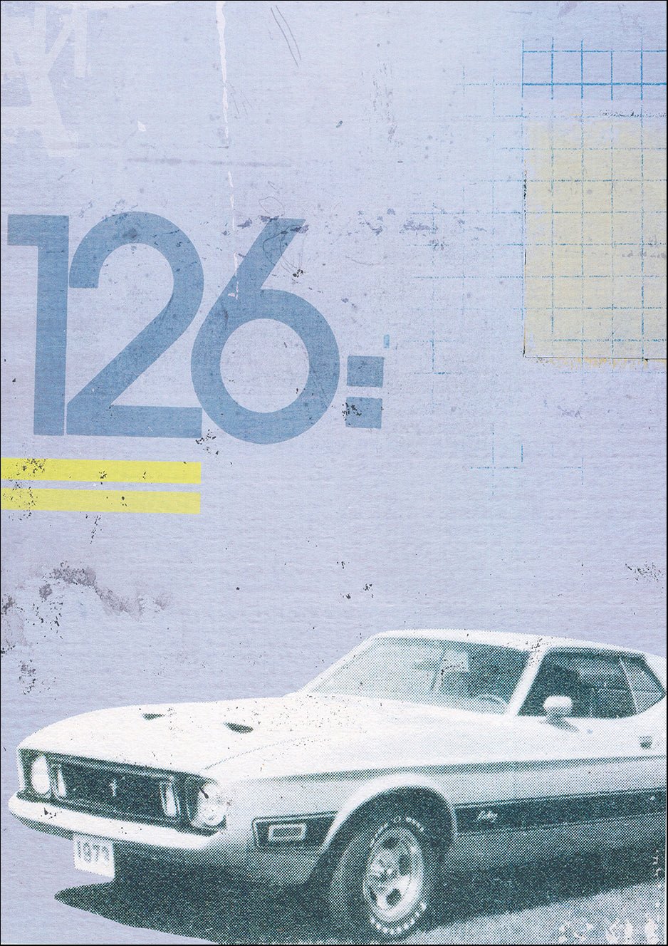 R SPT8542 Mustang by Kareen Rizk 50x70cm on paper