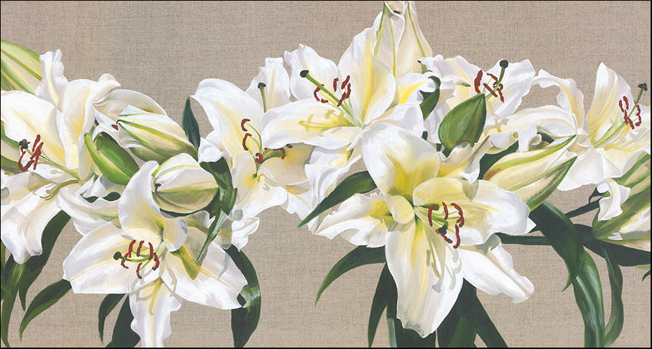 R SPV9245 Lily Garland by Sarah Caswell 93x50cm on paper
