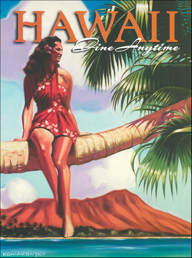 SB WK002 Hawaii Dine Anytime by Wade Kondiankowsky 45x61cm on paper