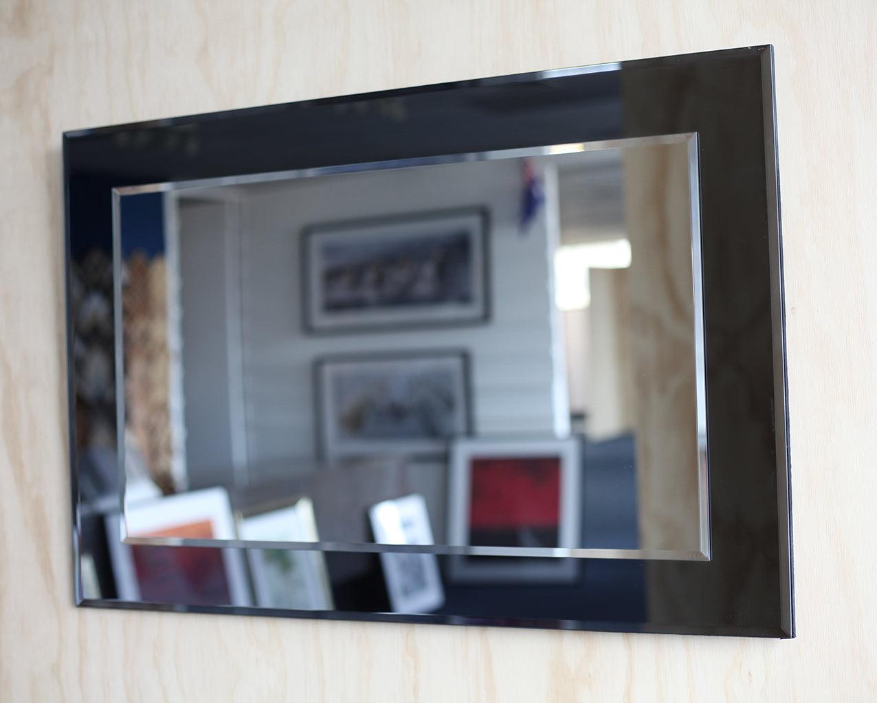 Smokey Mirror 90x60cm ready to hang
