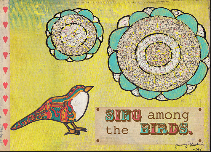 TAMKUS134023 Sing Among The Birds, by Tammy Kushnir, available in multiple sizes