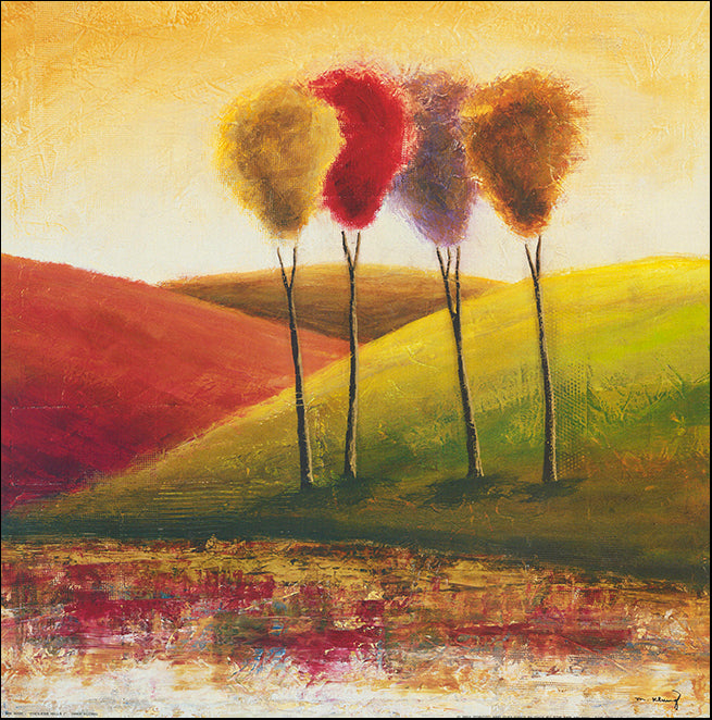 TA MK4226 Endless Hills 1 by Mike Klung 40x40cm on paper