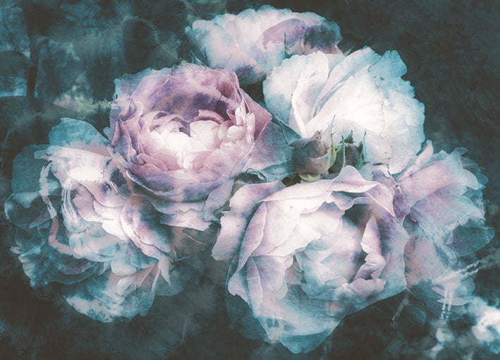 103204 Batik Flowers, by THE studio, available in multiple sizes - Chamton