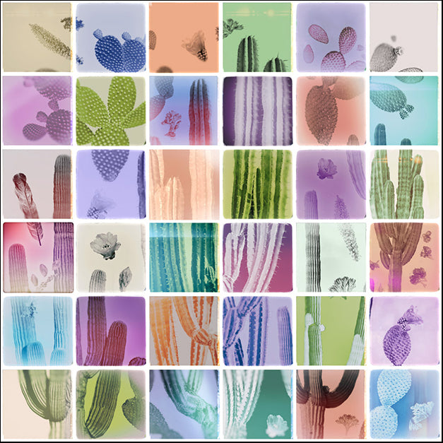 108283 Analog Cacti, by THE Studio, available in multiple sizes