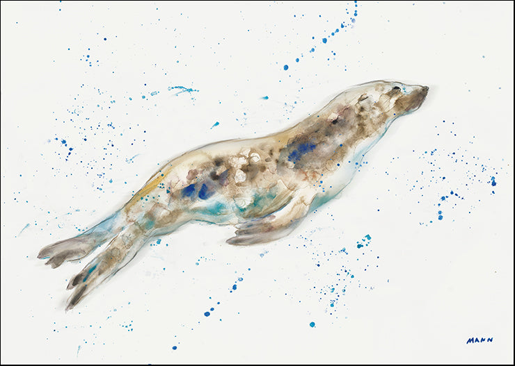 UMAN-128-ALT-V1 Seal by Patti Mann, available in multiple sizes