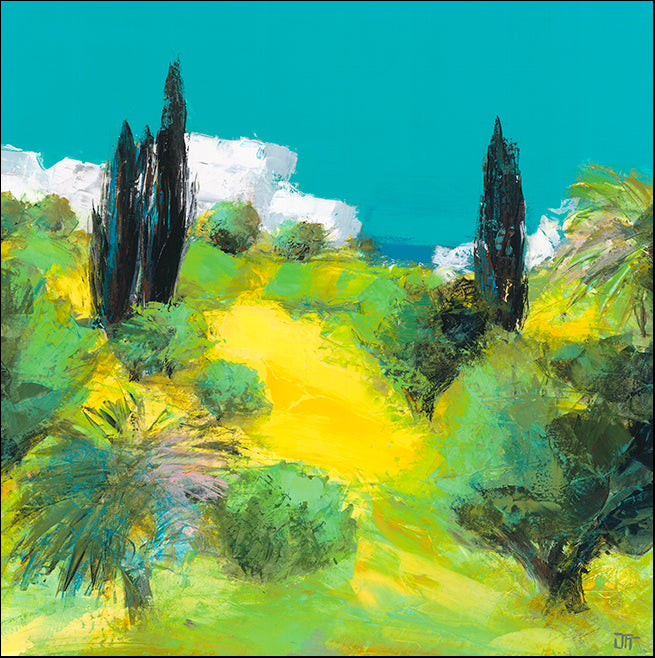 U JTT Scenic path 2 by unknown 100x100cm on paper - Chamton