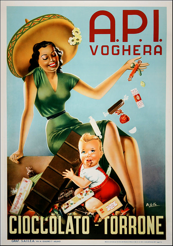 VINAPP116850 API Voghera Cioccolate Torrone, available in multiple sizes