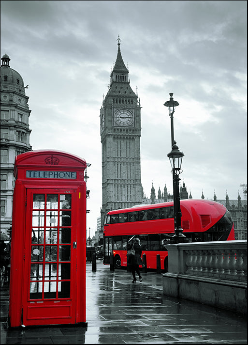 b68448051s double decker bus, Big Ben, telephone booth, London, available in multiple sizes - Chamton