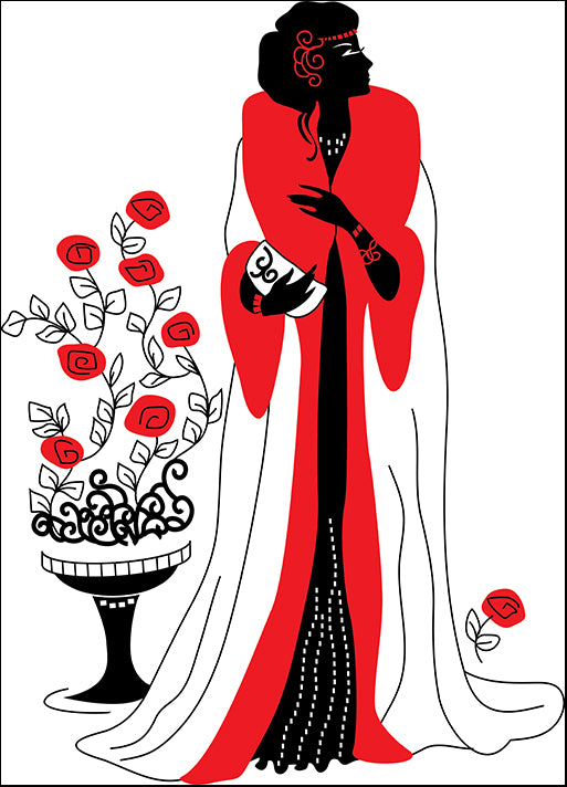 b7676624 Art Deco woman, available in multiple sizes