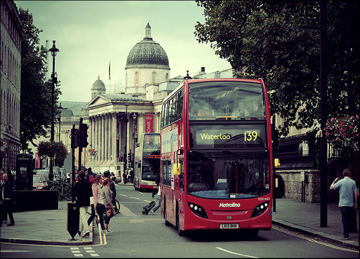 c93411127s London double decker bus, available in multiple sizes