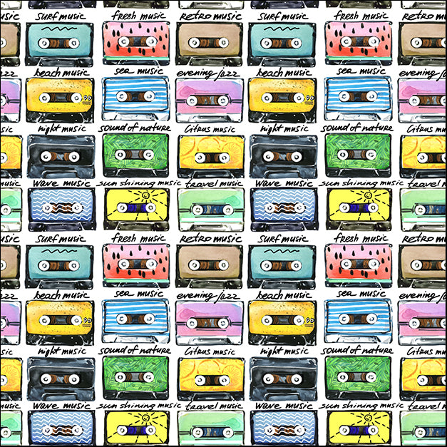 d12417579s Pop Art Retro Music Cassettes, available in multiple sizes - Chamton