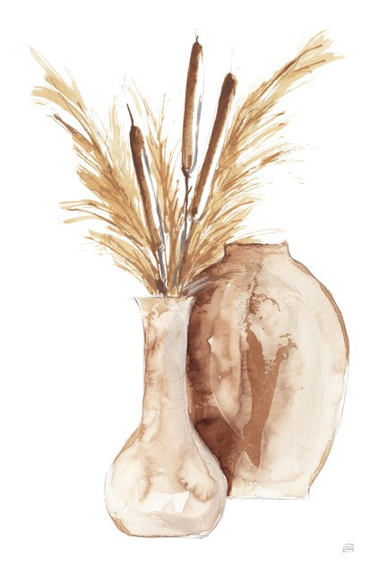 77172 WA Earthy Vase Cattails, by Chris Paschke, available in multiple sizes