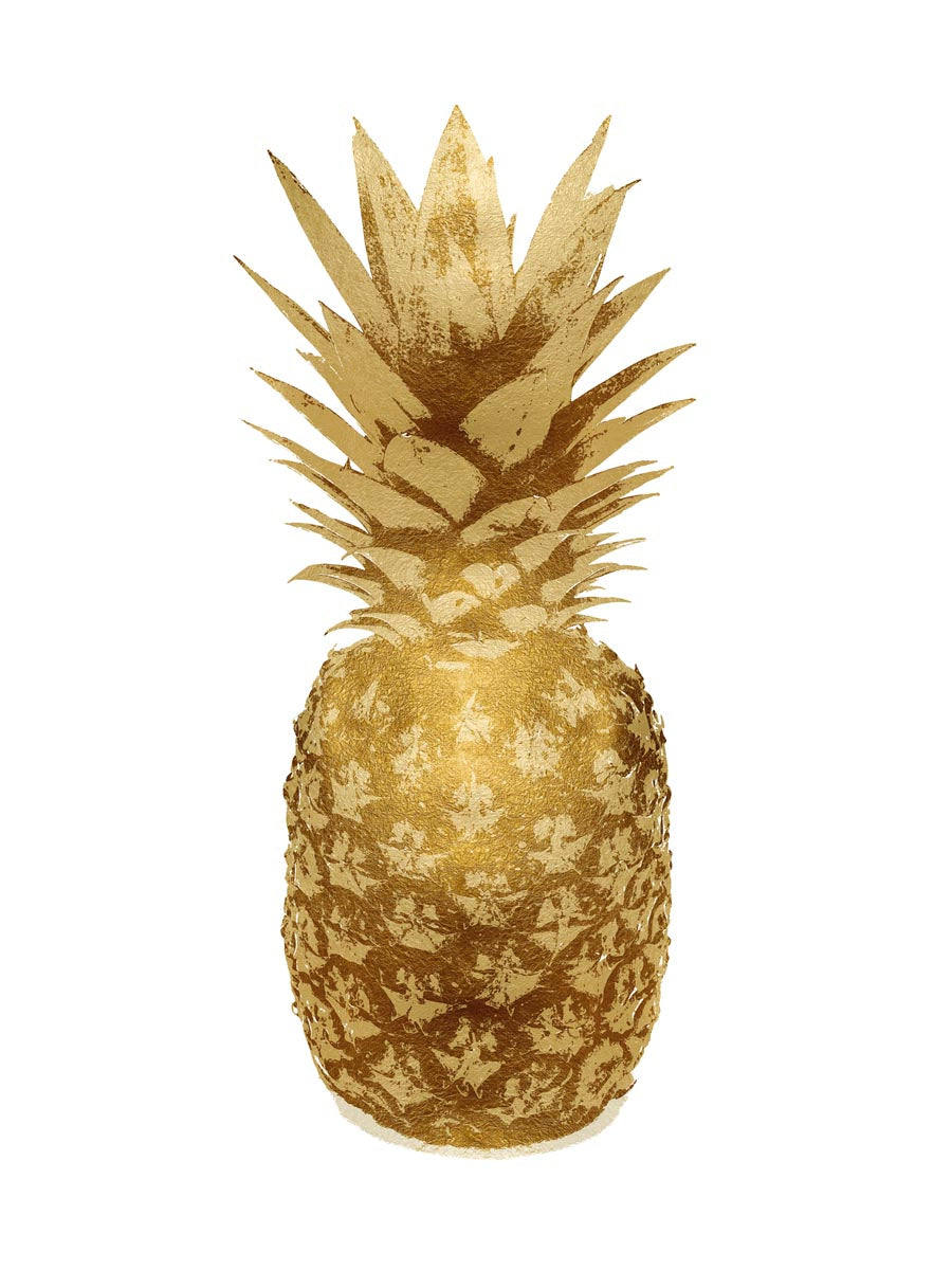 KTB114252 Gold Pineapple II, by Kate Bennett available in multiple sizes