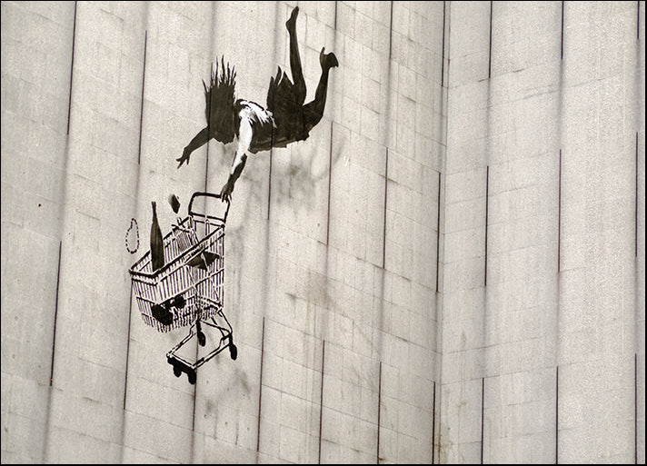 100050644 Banksy graffiti, available in multiple sizes