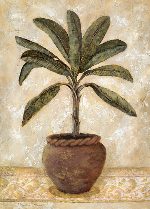 10319gg Potted Palm I, by Charlene Olson, available in multiple sizes