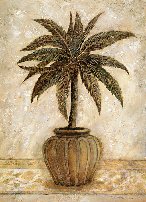 10320gg Potted Palm II, by Charlene Olson, available in multiple sizes