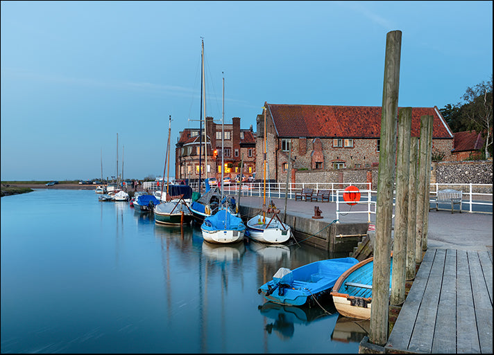 103327247 Boats on the quay at Blakeney on the north coast of Norfolk, available in multiple sizes
