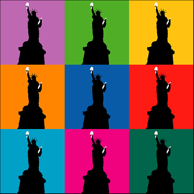 1035740 Silhouettes of The Statue of Liberty, available in multiple sizes