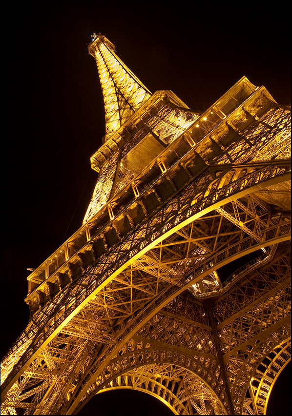10970165 Paris France Eiffel tower at night, available in multiple sizes