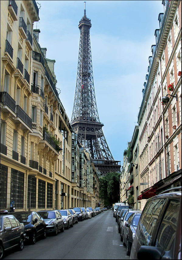 11066050 Eiffel Tower Street View, available in multiple sizes