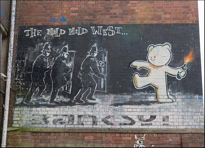 114006191 graffiti of Banksy, available in multiple sizes