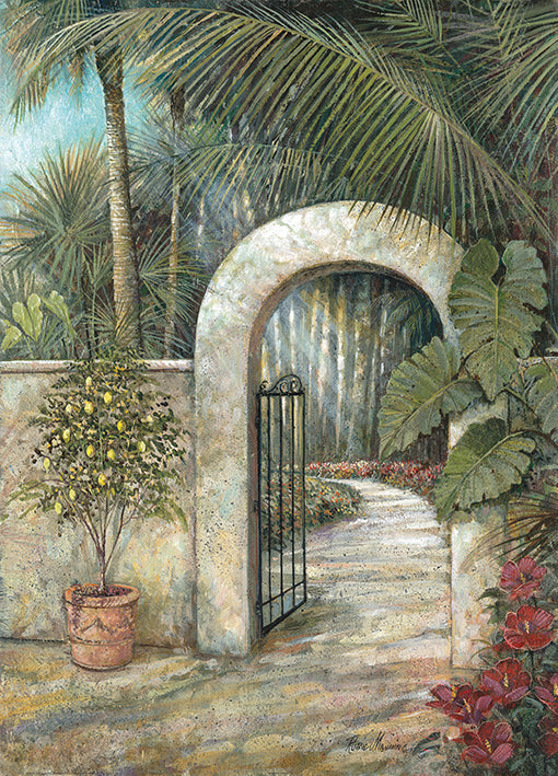11461gg Tranquil Garden II, by Ruane Manning, available in multiple sizes