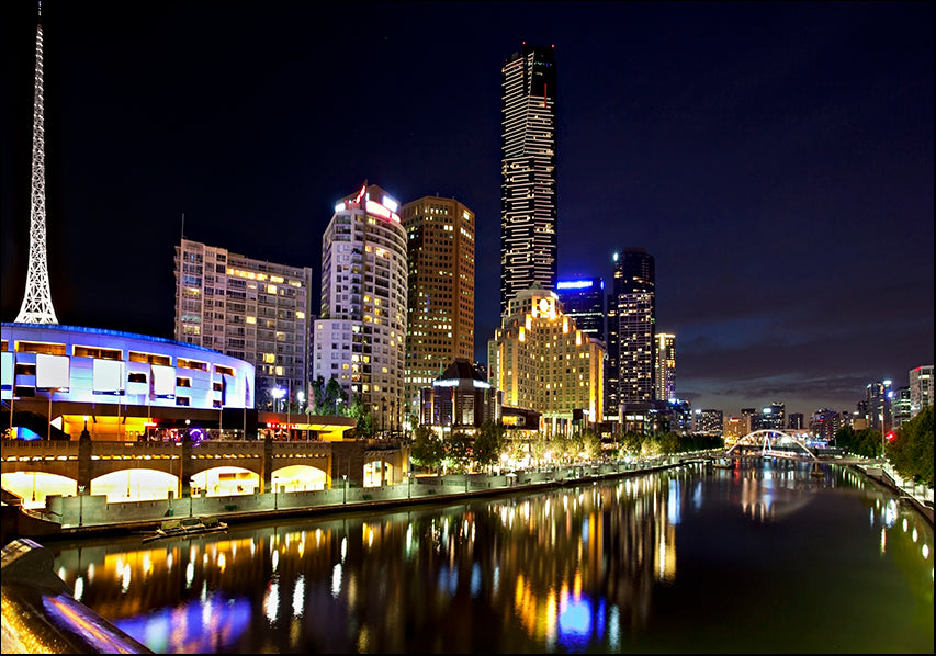 11700263 Melbourne by Night, available in multiple sizes