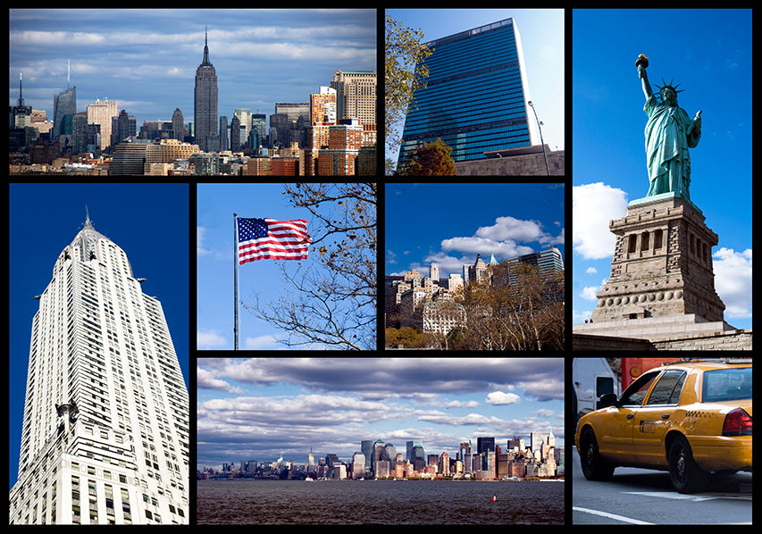 11867557 New York City Montage, available in multiple sizes - Chamton