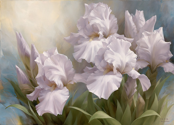 11919gg White Iris Elegance II, by Igor Levashov, available in multiple sizes