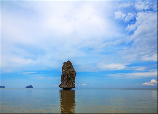 119249582 Island Sail in the ocean, available in multiple sizes