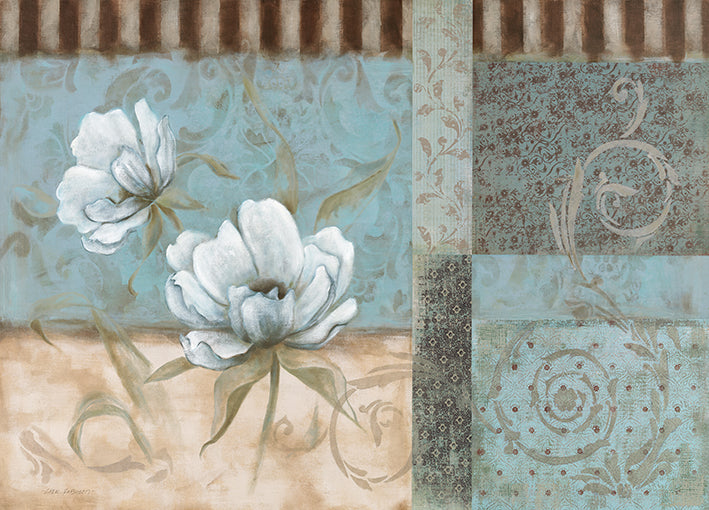 12041gg Crystal Blue Peony by Carol Robinson, available in multiple sizes
