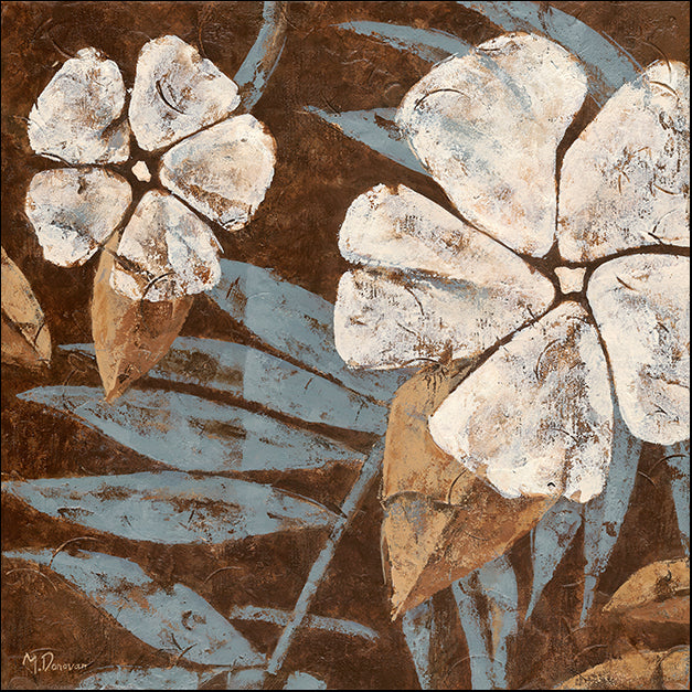 12323gg Flowers on Chocolate II, by Maria Donovan, available in multiple sizes