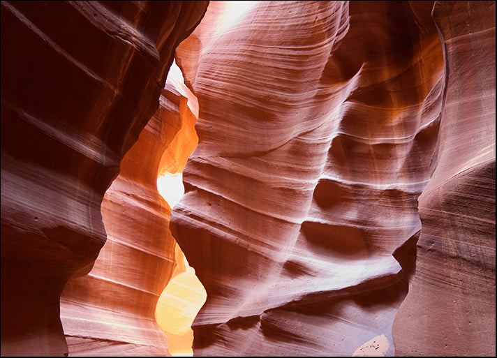 124064075 abstraction created by sandstone walls of Antelope Canyon USA, available in multiple sizes