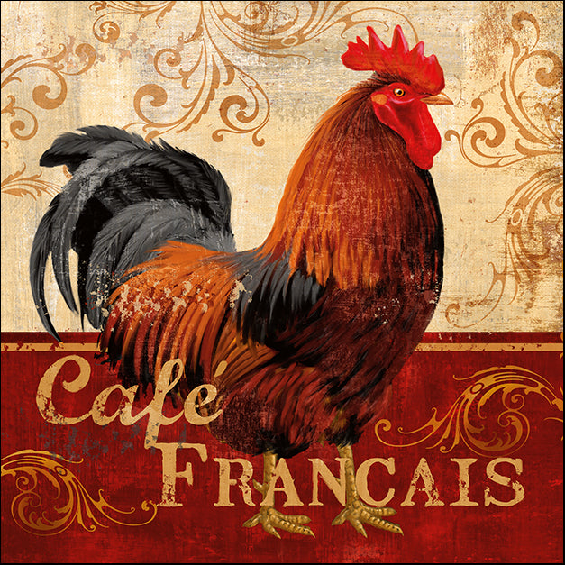 12516gg Cafe Francais, by Conrad Knutsen, available in multiple sizes