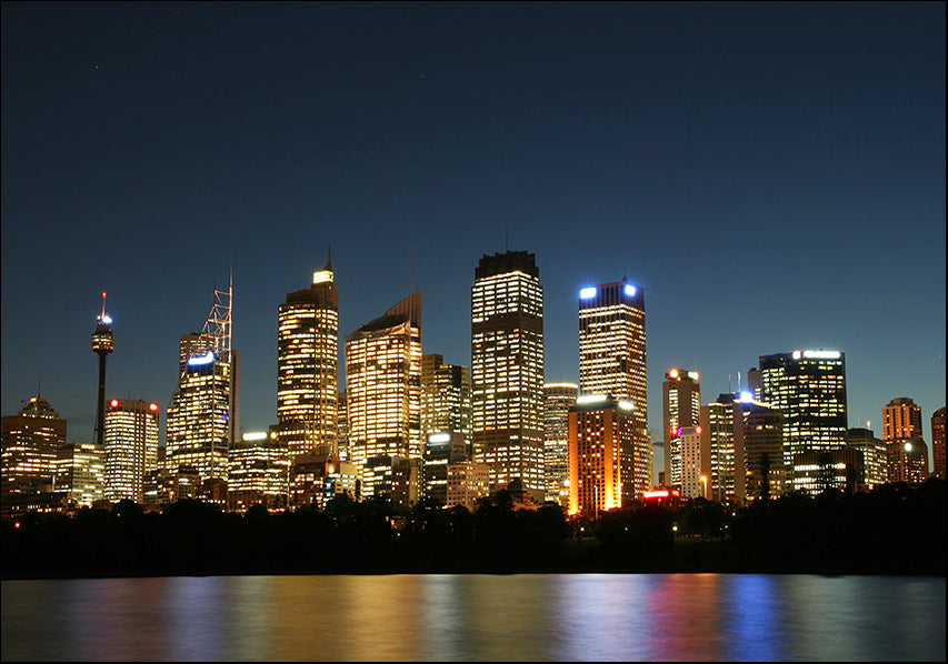 12543961 Sydney City at Night, available in multiple sizes