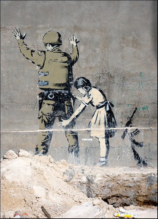12714926 Bansky - Soldier & girl, available in multiple sizes