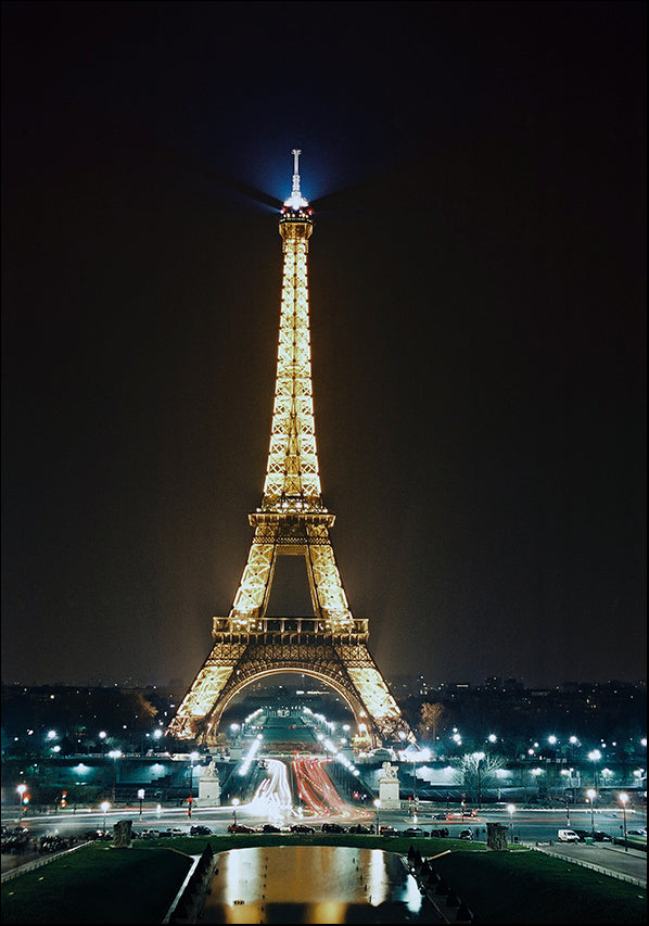 12744028 Eiffel Tower at night, available in multiple sizes