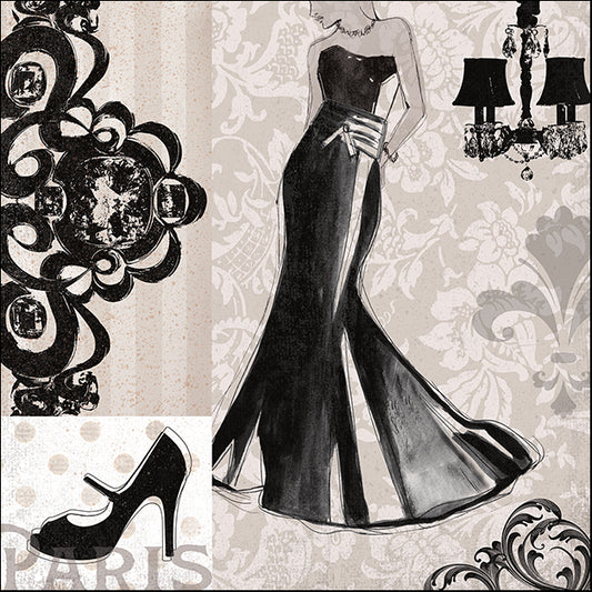 12821gg Little Black Dress, by Carol Robinson, available in multiple sizes